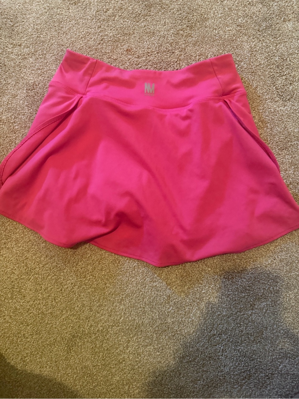 Nicole Miller Sport Hot Pink Athletic Skort
